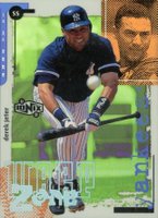 1999 Upper Deck Ionix Warp Zone #WZ8 Derek Jeter Baseball Card