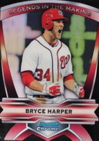 2012 Bowman Chrome Legends in the Making Die Cuts #LIMBH Bryce Harper Baseball Card