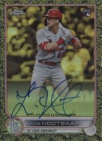 2022 Topps Gilded Collection Topps Chrome Gold Etch Autographs #LN Lars Nootbaar Baseball Card