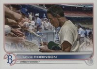 2022 Topps Update #US42 Jackie Robinson Ssp Baseball Card