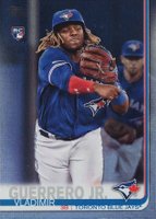 2019 Topps Update  #US1 Vladimir Guerrero Jr. Throwing-Rainbow Foil Baseball Card