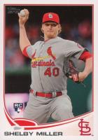 2013 Topps #305 Shelby Miller Gray Jersey Baseball Card