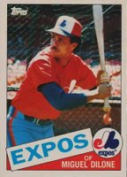 1985 Topps Mini #178 Miguel Dilone Baseball Card