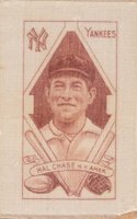 1910 White Silks # Hal Chase Baseball Card