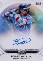 2025 Topps Chrome Black Ivory Autographs #BW Bobby Witt Jr. Baseball Card