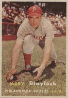 1957 Topps #224 Marv Blaylock Baseball Card
