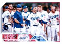 2023 Topps #219 Los Angeles Dodgers Baseball Card