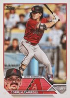 2023 Topps #401 Corbin Carroll Rainbow Foil Baseball Card