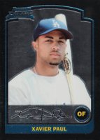 2003 Bowman Chrome Draft Picks #77 Xavier Paul Baseball Card