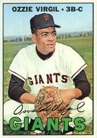 1967 Topps #132 Ozzie Virgil Baseball Card