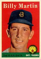 1958 Topps #271 Billy Martin Baseball Card