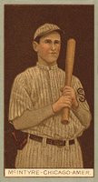 1912 Brown Backgrounds Broadleaf #120 Matty McIntyre Baseball Card