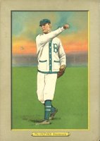 1911 Turkey Reds #28a Harry McIntire Checklist-Brooklyn Baseball Card