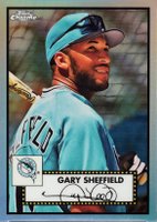 2021 Topps Chrome Platinum Anniversary #541 Gary Sheffield Refractor Baseball Card