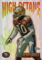 1997 Topps High Octane #HO-3 Jerry Rice Football Card