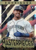 2022 Bowman's Best Bowman Masterpieces #BM10 Julio Rodriguez Atomic Refractor Baseball Card