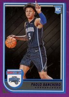 2022 Panini NBA Hoops #231 Paolo Banchero Purple Basketball Card