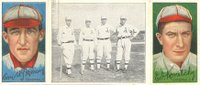1912 Hassan Triple Folders # The Athletic Infield Hauser/Konetchy Baseball Card