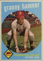 1959 Topps #436 Granny Hamner Baseball Card
