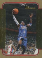 2003 Bowman Rookie & Stars #10 Allen Iverson Gold Basketball Card