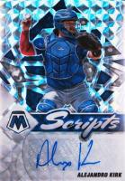 2022 Panini Mosaic Scripts #SCKI Alejandro Kirk Baseball Card