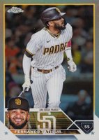 2023 Topps Chrome #129 Fernando Tatis Jr. Refractor Baseball Card