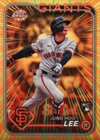 2024 Topps Chrome Radiating Rookies #RR17 Jung Hoo Lee Baseball Card