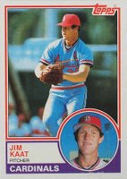 1983 Topps #672 Jim Kaat Baseball Card
