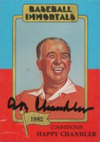 1980 Baseball Immortals #179 Happy Chandler Baseball Card