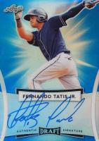 2017 Leaf Metal Draft Autograph #BAFT1 Fernando Tatis Jr. Blue Baseball Card