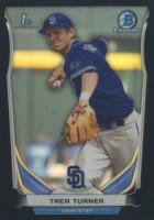 2014 Bowman Draft Picks #CDP10 Trea Turner Chrome-Black Refractor Baseball Card