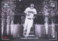 2024 Topps Black and White Rookie Resolution #RR5 Jackson Merrill Baseball Card