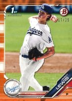 2019 Bowman Draft #BD132 Jimmy Lewis Orange Baseball Card