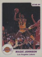 1984 Star Arena Los Angeles Lakers #3 Magic Johnson Basketball Card