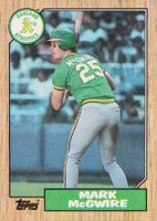1987 Topps #366 Mark McGwire Baseball Card