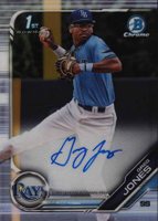 2019 Bowman Draft Chrome Draft Picks Autograph #CDAGJ Greg Jones Baseball Card