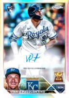 2023 Topps Chrome Update Autograph #ACVP Vinnie Pasquantino Refractor Baseball Card