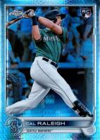 2022 Topps Chrome Sonic #149 Cal Raleigh Prism Refractor Baseball Card