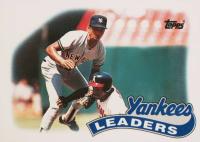 1989 Topps Tiffany #519 Yankees Leaders Baseball Card