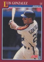 1991 Score Traded #99T Luis Gonzalez Baseball Card