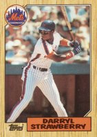 1987 Topps Tiffany #460 Darryl Strawberry Baseball Card