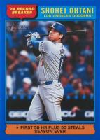 2025 Topps Heritage #1 Shohei Ohtani Dark Blue Border Baseball Card