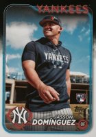 2024 Topps #60 Jasson Dominguez Golden Mirror Baseball Card