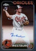 2024 Topps Chrome Rookie Autographs #RAJWE Jordan Westburg Baseball Card