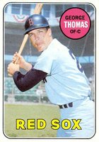 1969 Topps #521 George Thomas Baseball Card
