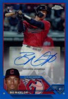 2023 Topps Chrome Update Autograph #ACBN Bo Naylor Blue Baseball Card