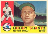 1960 Topps #315 Bobby Shantz Baseball Card