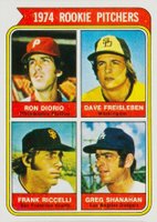 1974 Topps #599w 1974 Rookie Pitchers Washington Freisleben Baseball Card