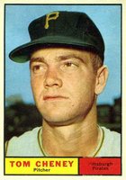 1961 Topps #494 Tom Cheney Baseball Card