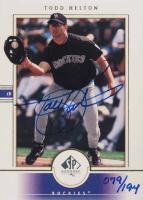 2001 SP Authentic #89 Todd Helton Baseball Card